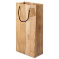 Producto Bolsa papel efecto madera 2 botellas