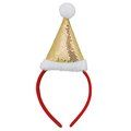 Producto Diadema Gorro navideño de lentejuelas