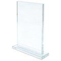 Producto Placa Cristal Rectangular con base