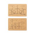 Producto Set 2 Puzzles Cartón de 12pcs