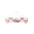 Producto Set Vino con Decantador en Cristal Rosado