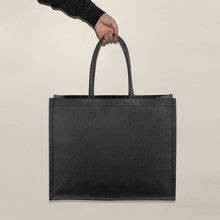 Producto Bolsa Juco Negra 290g Laminada Asas Algodón