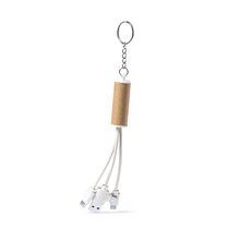 Producto Cable Cargador 3 USB con Llavero