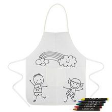 Producto Delantal Infantil con Dibujo y Ceras