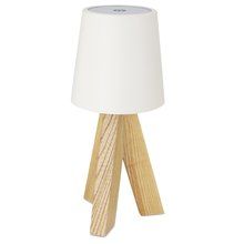 Producto Lámpara LED Recargable de Madera