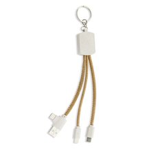 Producto Llavero Ecológico Conector 3 en 1