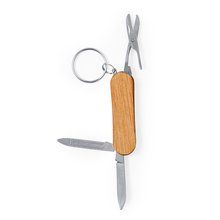 Producto Llavero con tijeras cuchillo y lima inox