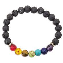 Producto Pulsera Bolitas Piedra Natural/Volcánica