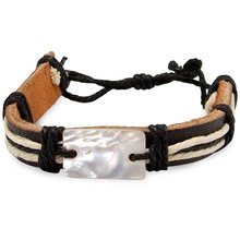 Producto Pulsera de Piel con Nácar