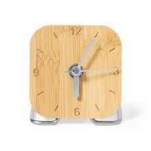 Producto Reloj  de Mesa Bambú y Acero Inox