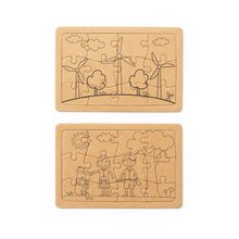 Producto Set 2 Puzzles Cartón de 12pcs