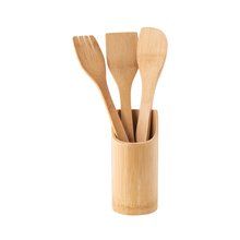 Producto Set Bambú con 3 Utensilios de Cocina