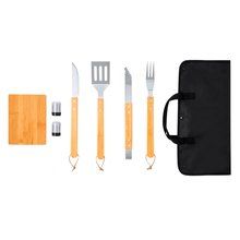 Producto Set Barbacoa en Bambú y Acero Inox