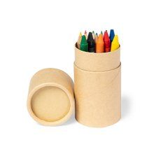 Producto Set con ceras, lápices y sacapuntas en estuche ecológico