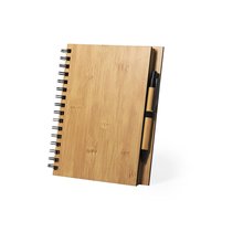 Producto Set ecológico con libreta bambú y boli a juego 17x21,5 cm