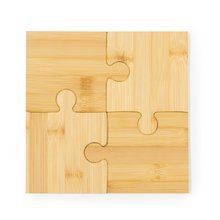 Producto Set de posavasos puzzle de bambú