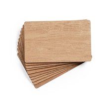 Producto Set Tarjetas Madera Veteada