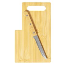 Producto Tabla de Bambú con Cuchillo Sierra Inox