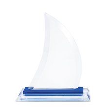 Producto Trofeo de Cristal Barco de Vela