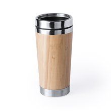 Producto Vaso termo de bambú y acero inox. (500 ml)