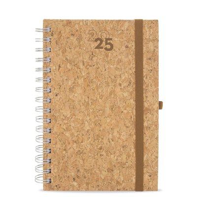 Producto Agenda A5 Corcho con Espiral