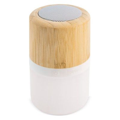 Producto Altavoz Luminoso de Bambú