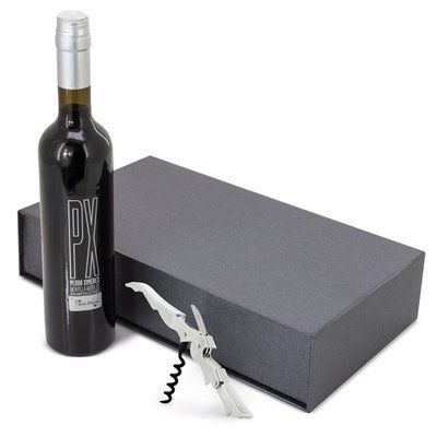 Producto Estuche con Vino 50cl y Bolígrafo