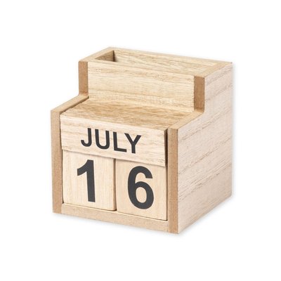 Producto Lapicero con Calendario Perpetuo MDF