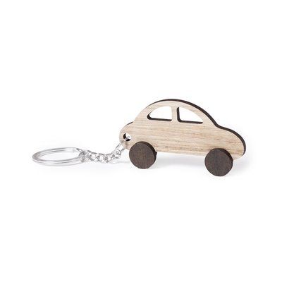 Producto Llavero de Madera forma Coche