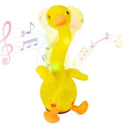 Producto Pato bailarín con luces canciones y grabación