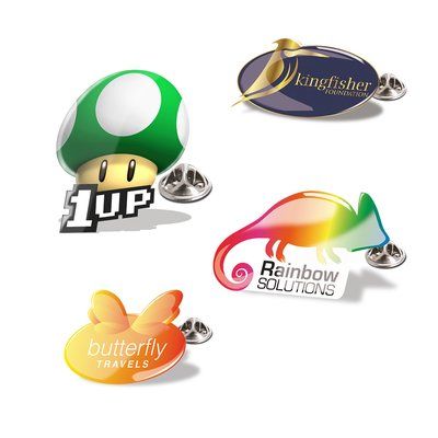 Producto Pin Personalizable con Doming 300ud