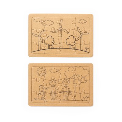 Producto Set 2 Puzzles Cartón de 12pcs