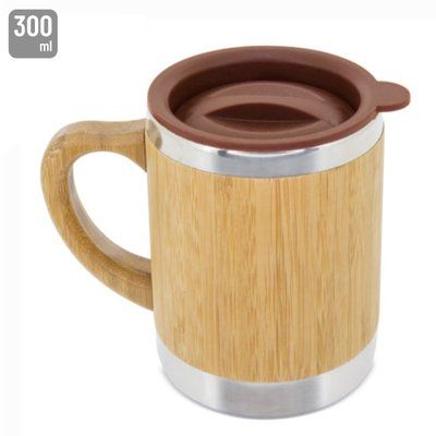 Producto Taza Viaje Bambú 300ml Antideslizante