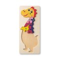 Puzzle Dinosaurio Numerado en Madera Pino