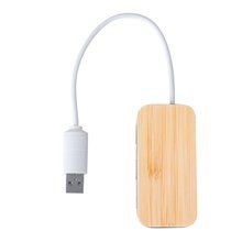 Puerto USB con Tipo C Aluminio y Bambú Plat