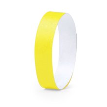 Pulsera para eventos de fibra sintética Amarillo