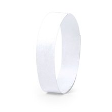 Pulsera para eventos de fibra sintética Blanco