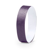 Pulsera para eventos de fibra sintética Morado