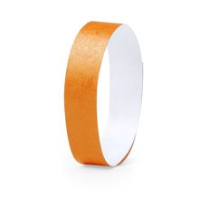 Pulsera para eventos de fibra sintética Naranja