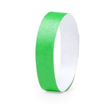 Pulsera para eventos de fibra sintética Verde