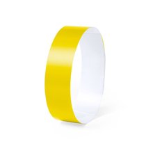 Pulsera Irrompible para Eventos Amarillo