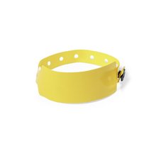 Pulsera personalizada de control de acceso Amarillo