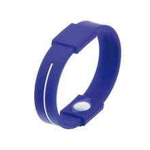 Pulsera Silicona Iones Talla Única Azul