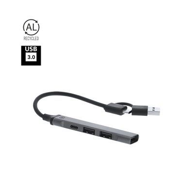 Puerto USB de Aluminio Reciclado