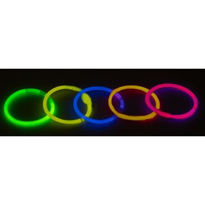 Pulsera fluorescente con luz de neón