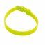 Pulsera de plástico ajustable con mini hebilla de cinturón Amarillo Fluor