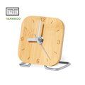 Reloj  de Mesa Bambú y Acero Inox