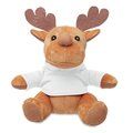 Reno Peluche Personalizable y Sublimable Blanco