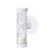 Reloj de arena 2 min. con ventosa Blanco