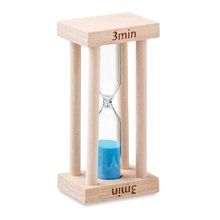 Reloj de Arena 3 Minutos Madera